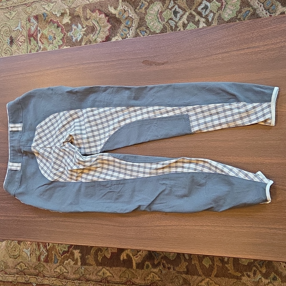 Plaid Marlene Equestrian Riding Breeches Size 22 - Picture 2 of 11